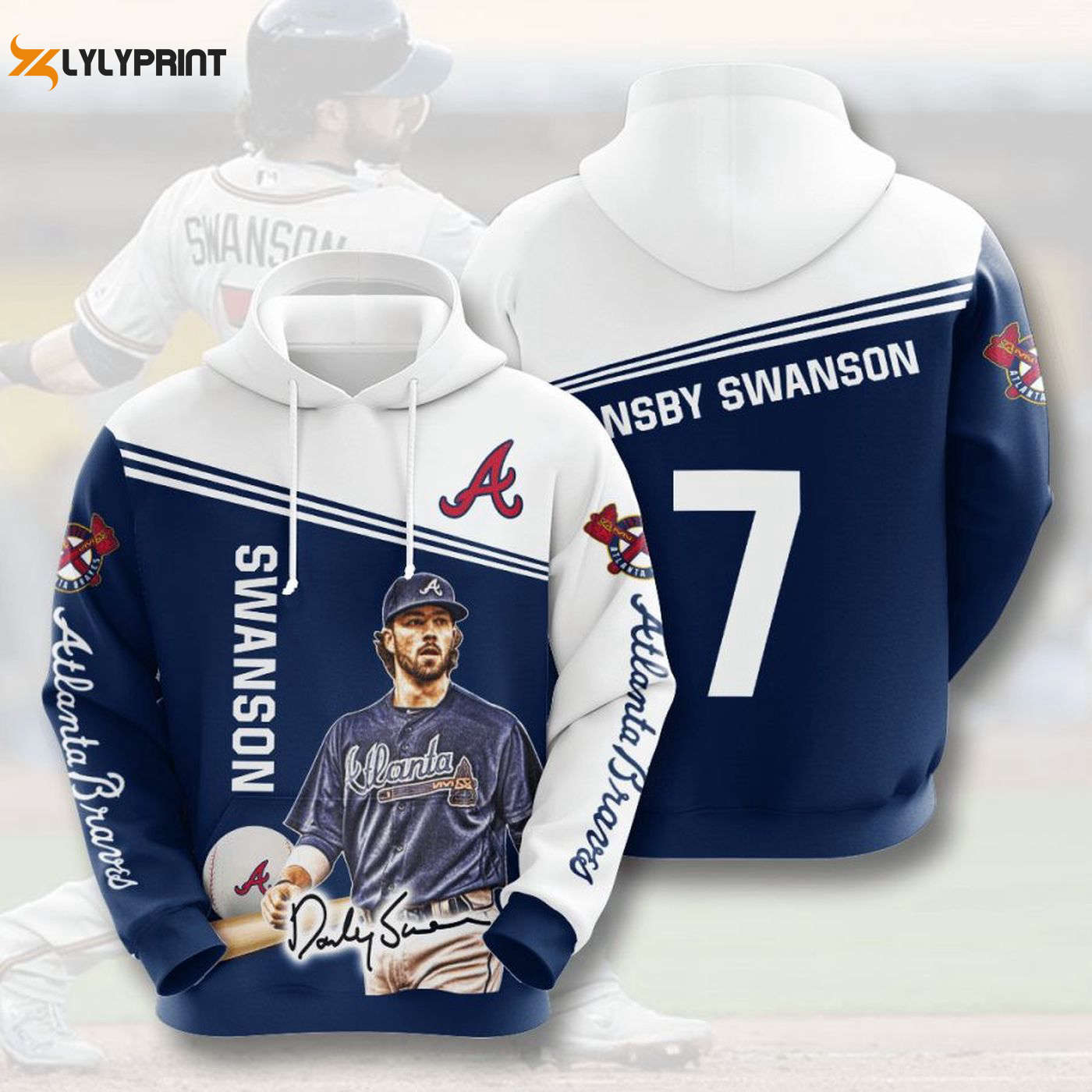 Shop the MLB Atlanta Braves Dansby Swanson AOP Pullover Hoodie – Official Team Gear Shop the MLB Atlanta Braves Dansby Swanson AOP Pullover Hoodie – Official Team Gear