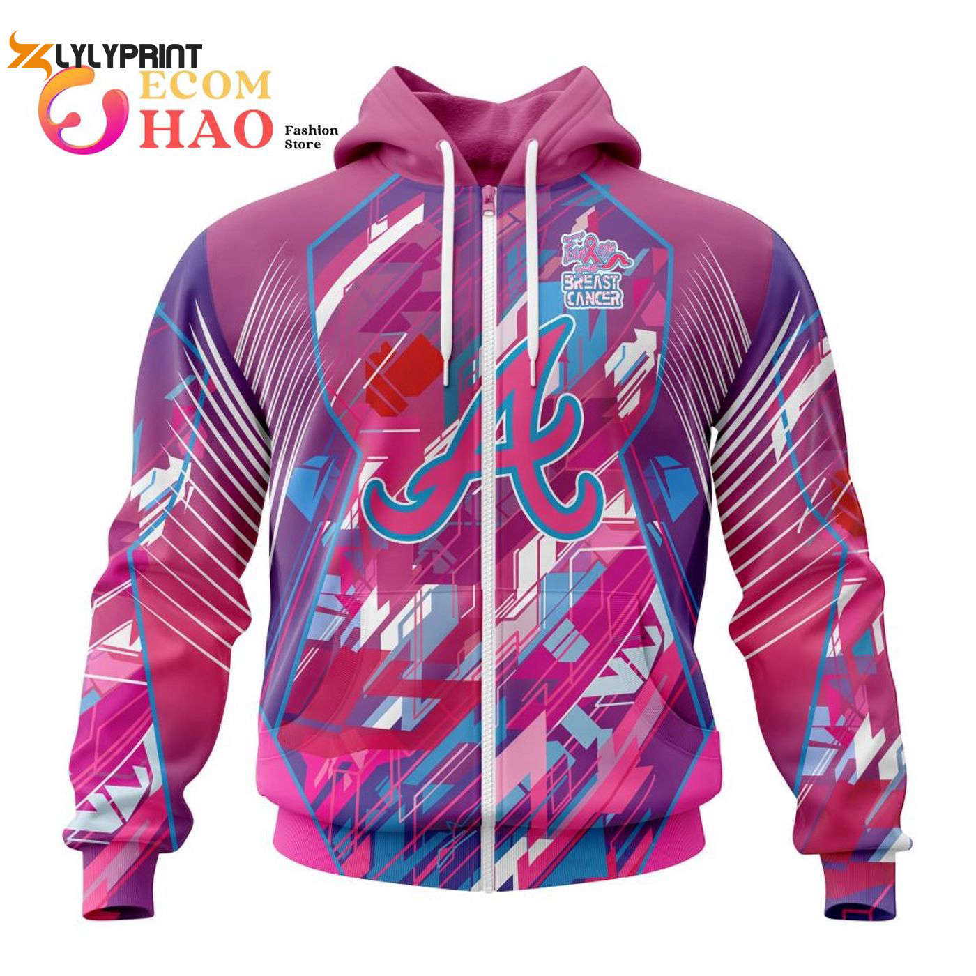 MLB Atlanta Braves Hoodie: Specialized Design Pullover & Zip Up AOP Shirt MLB Atlanta Braves Hoodie: Specialized Design Pullover & Zip Up AOP Shirt