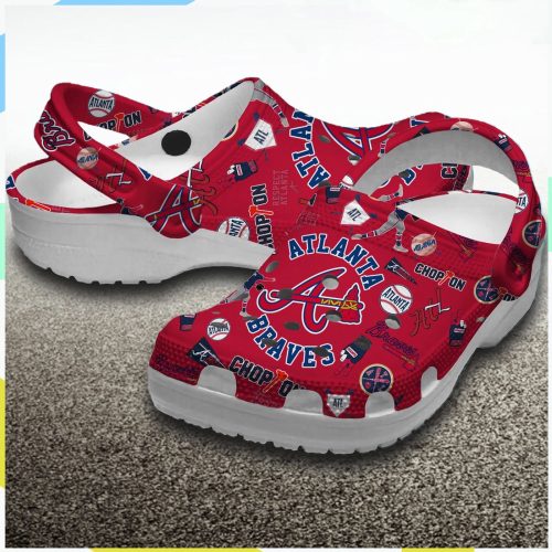 Atlanta Braves Crocs Shoes – Perfect MLB Gift for Men Women and Kids
