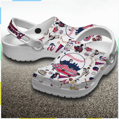 Shop MLB Atlanta Braves Crocs-Shoes for All: Men Women and Kids