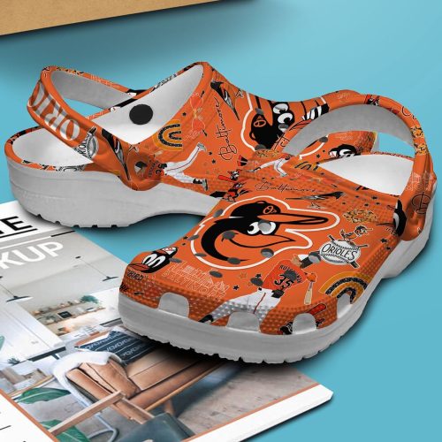 Fan MLB Baltimore Orioles Crocs-Shoes: Comfortable Clogs for Men Women and Kids