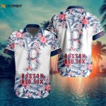 MLB Boston Red Sox Hawaiian Button Shirt – Special Design ST2401 MLB Boston Red Sox Hawaiian Button Shirt – Special Design ST2401