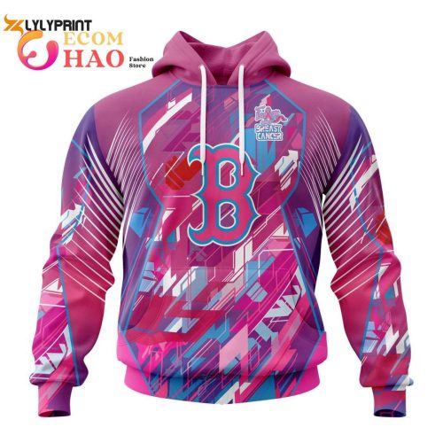 MLB Boston Red Sox Specialized Design Pullover Hoodie: Stylish AOP Shirt