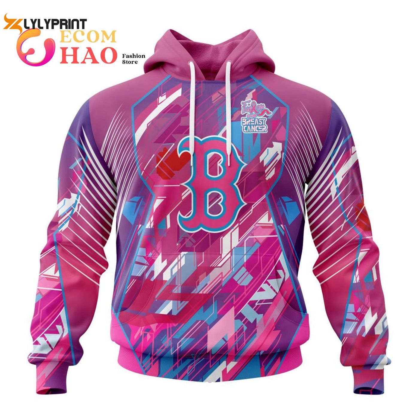 MLB Boston Red Sox Specialized Design Pullover Hoodie: Stylish AOP Shirt MLB Boston Red Sox Specialized Design Pullover Hoodie: Stylish AOP Shirt