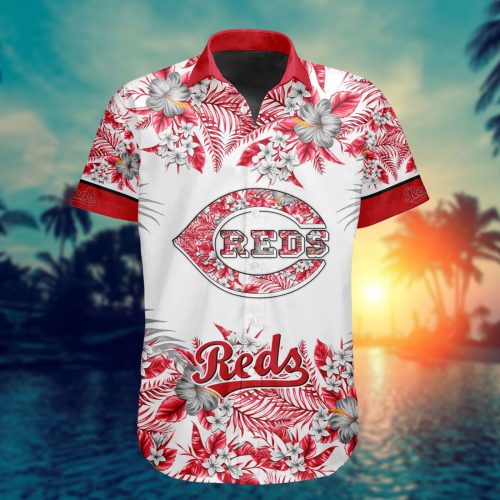 MLB Cincinnati Reds Hawaiian Button Shirt – Special Design ST2401