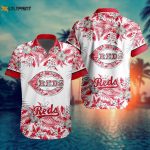 MLB Cincinnati Reds Hawaiian Button Shirt – Special Design ST2401 MLB Cincinnati Reds Hawaiian Button Shirt – Special Design ST2401