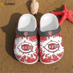 Cincinnati Reds MLB Crocs: Rubber Clog Shoes for Ultimate Baseball Fans