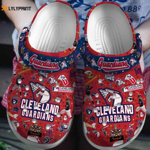 MLB Cleveland Guardians Crocs: Fan MLB Clogs for Men Women & Kids