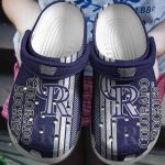 Colorado Rockies MLB Purple Crocs: Stylish Fan Baseball Shoes