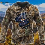 MLB Houston Astros Camo Hunting Zip Up Hoodie – Stylish AOP Shirt