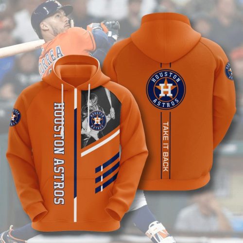 MLB Houston Astros Take it Back Orange Hoodie – AOP Shirt