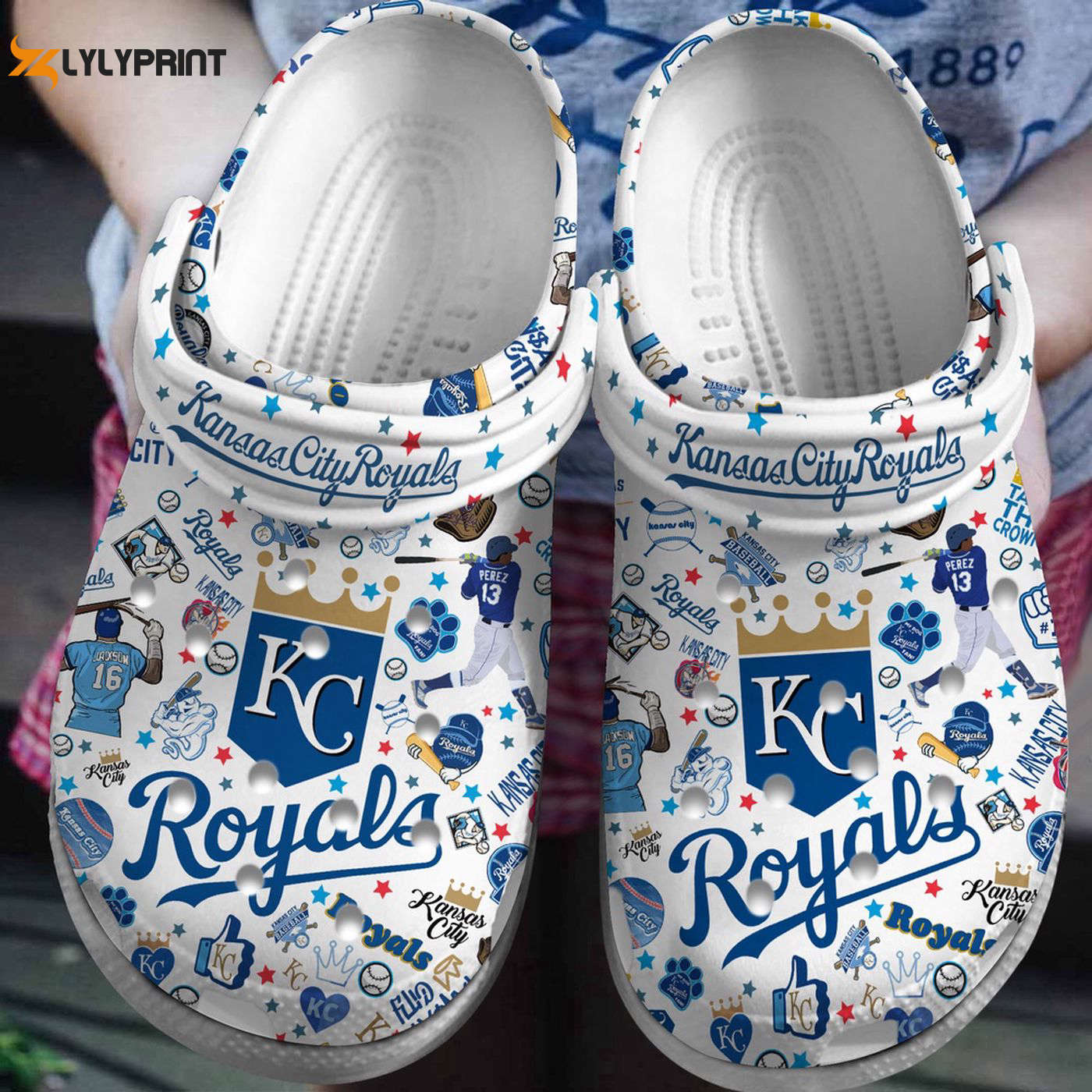 MLB Kansas City Royals Crocs – Fan MLB Clogs for Men Women and Kids MLB Kansas City Royals Crocs – Fan MLB Clogs for Men Women and Kids