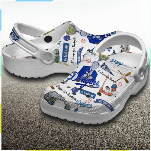 MLB Los Angeles Dodgers Crocs-Shoes: Dodgers Merchandise for Men Women & Kids