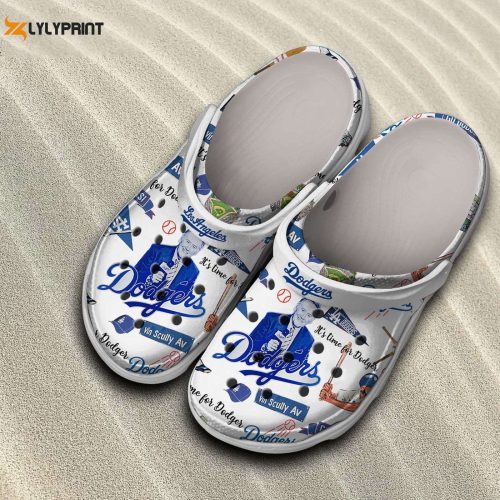 MLB Los Angeles Dodgers Crocs-Shoes: Dodgers Merchandise for Men Women & Kids