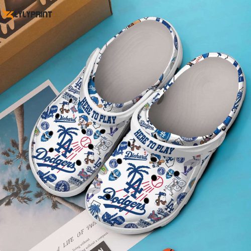 MLB Los Angeles Dodgers Crocs-Shoes: Team Gifts for Men Women & Kids