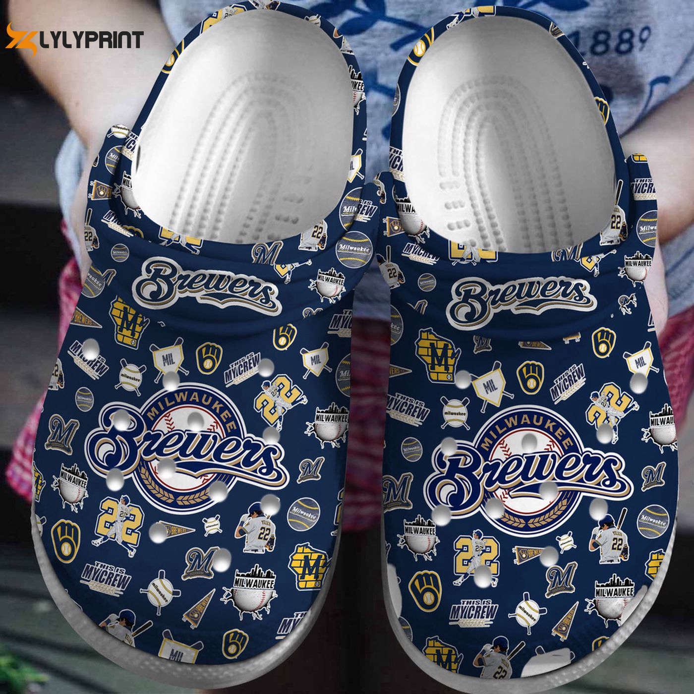 MLB Milwaukee Brewers Crocs – Comfortable Clogs for Men Women & Kids – Official Fan MLB Shoes MLB Milwaukee Brewers Crocs – Comfortable Clogs for Men Women & Kids – Official Fan MLB Shoes