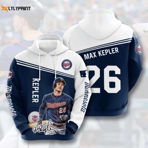 Minnesota Twins Max Kepler Pullover Hoodie AOP Shirt – MLB Fan Gear
