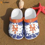 MLB New York Mets Fan Gift: Comfy Crocs Clog Shoes – Crocband Clogs for Ultimate Footwear Comfort