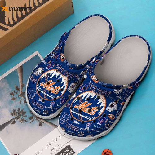 MLB New York Mets Crocs-Shoes: Stylish Shoes for Men Women and Kids