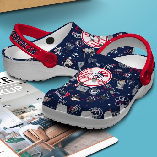 MLB New York Yankees Crocs – Stylish Clog Shoes for Men Women and Kids – Perfect for MLB Fans!