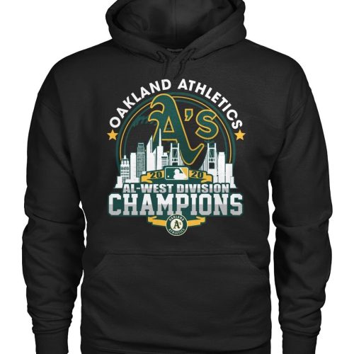 MLB Oakland Athletics 2020 Al-West Division Champions Pullover Hoodie – AOP Shirt