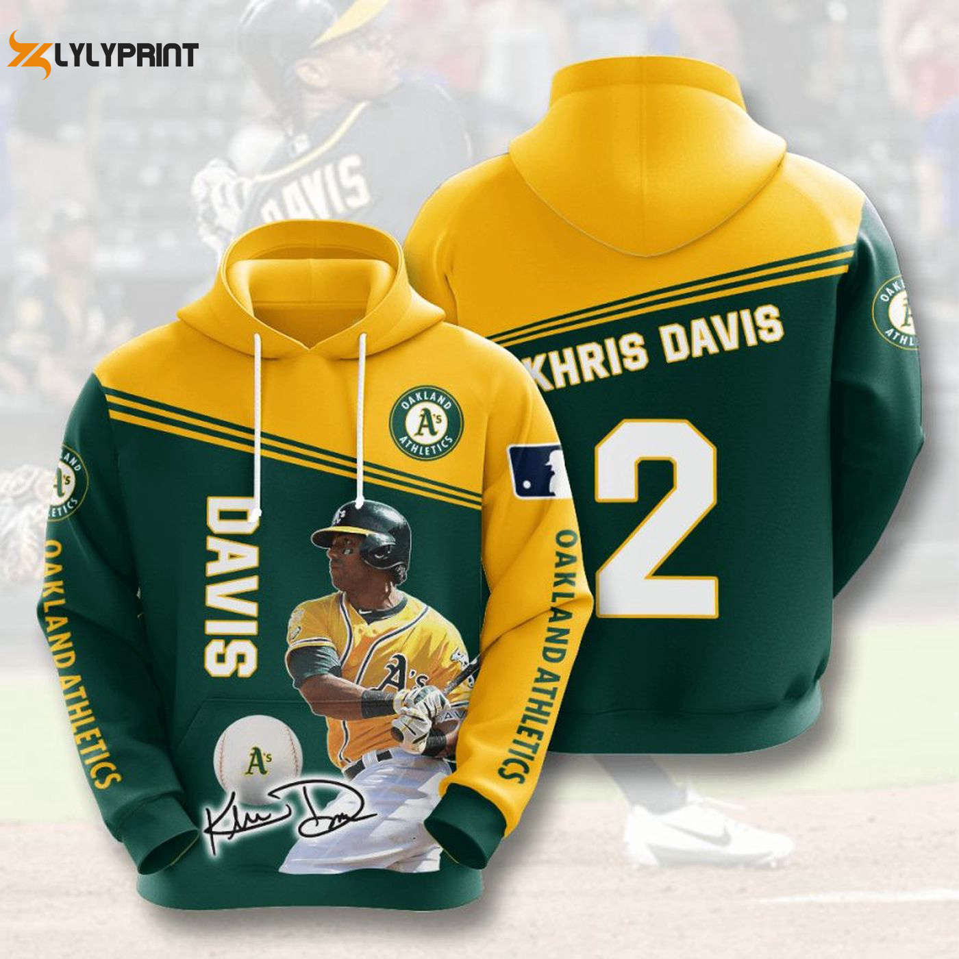Oakland Athletics Khris Davis Pullover Hoodie AOP Shirt – MLB Official Merchandise Oakland Athletics Khris Davis Pullover Hoodie AOP Shirt – MLB Official Merchandise