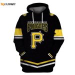 Pittsburgh Pirates Black Pullover Hoodie: Stylish MLB AOP Shirt Pittsburgh Pirates Black Pullover Hoodie: Stylish MLB AOP Shirt