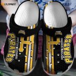 MLB Pittsburgh Pirates Black Yellow MLBCrocs-Shoes: Official Fan Clog Shoes