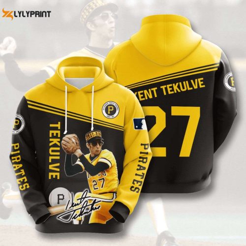 Pittsburgh Pirates Kent Tekulve Pullover Hoodie AOP Shirt – MLB Fan Gear