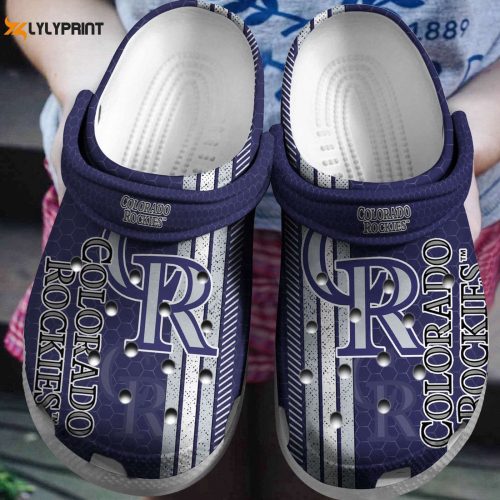 Rockies Purple MLB Clog Shoes - Perfect Footwear for Fans!