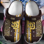 MLB San Diego Padres Crocs: Fan Baseball Shoes with Honeycomb Motifs