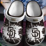 MLB San Diego Padres Crocs: White-Black Baseball Fan Shoes – Comfy & Stylish! MLB San Diego Padres Crocs: White-Black Baseball Fan Shoes – Comfy & Stylish!