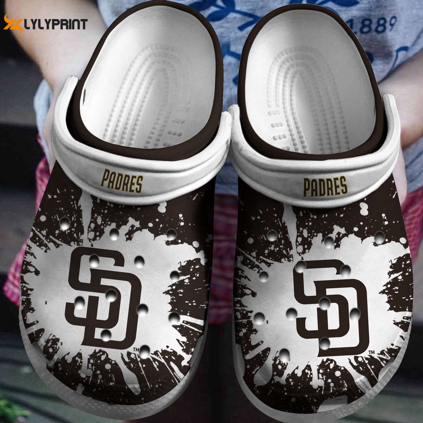MLB San Diego Padres Crocs: White-Black Baseball Fan Shoes – Comfy & Stylish! MLB San Diego Padres Crocs: White-Black Baseball Fan Shoes – Comfy & Stylish!