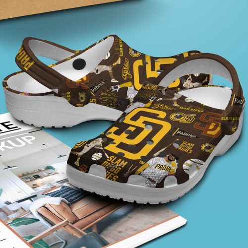 MLB San Diego Padres Crocs – Comfortable Clogs for Men Women & Kids Official MLB Fan Gear