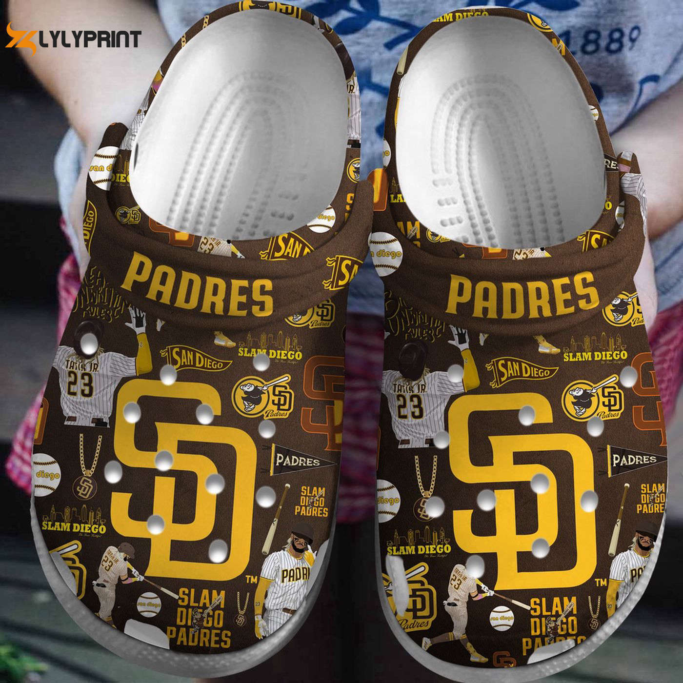 MLB San Diego Padres Crocs – Comfortable Clogs for Men Women & Kids Official MLB Fan Gear MLB San Diego Padres Crocs – Comfortable Clogs for Men Women & Kids Official MLB Fan Gear