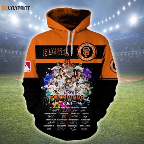 MLB San Francisco Giants 2021 Champions Hoodie – AOP Shirt