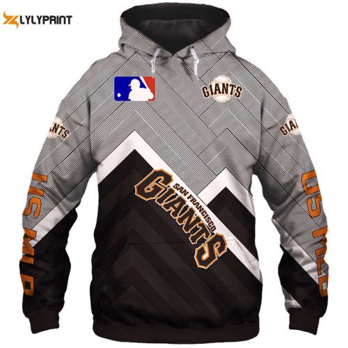 MLB San Francisco Giants O Neck Pullover Hoodie AOP Shirt – Stylish Fan Gear for Baseball Enthusiasts