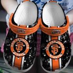 MLB San Francisco Giants Crocs: Black-Orange Fan Baseball Shoes