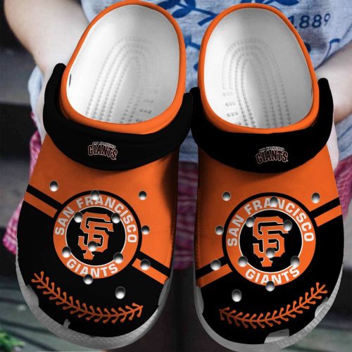 San Francisco Giants Crocs: Orange-Black Fan Baseball Shoes – MLB Officially Licensed