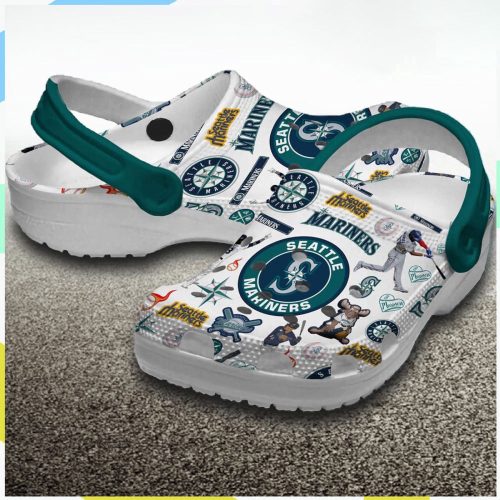 MLB Seattle Mariners Crocs-Shoes: Gifts for Men Women & Kids