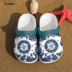 MLB Seattle Mariners Crocs-Shoes Clog: Big Logo Fan Baseball Gear