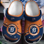 Stylish MLB Detroit Tigers Orange-Navy Crocs Shoes – Perfect for Fans! Stylish MLB Detroit Tigers Orange-Navy Crocs Shoes – Perfect for Fans!