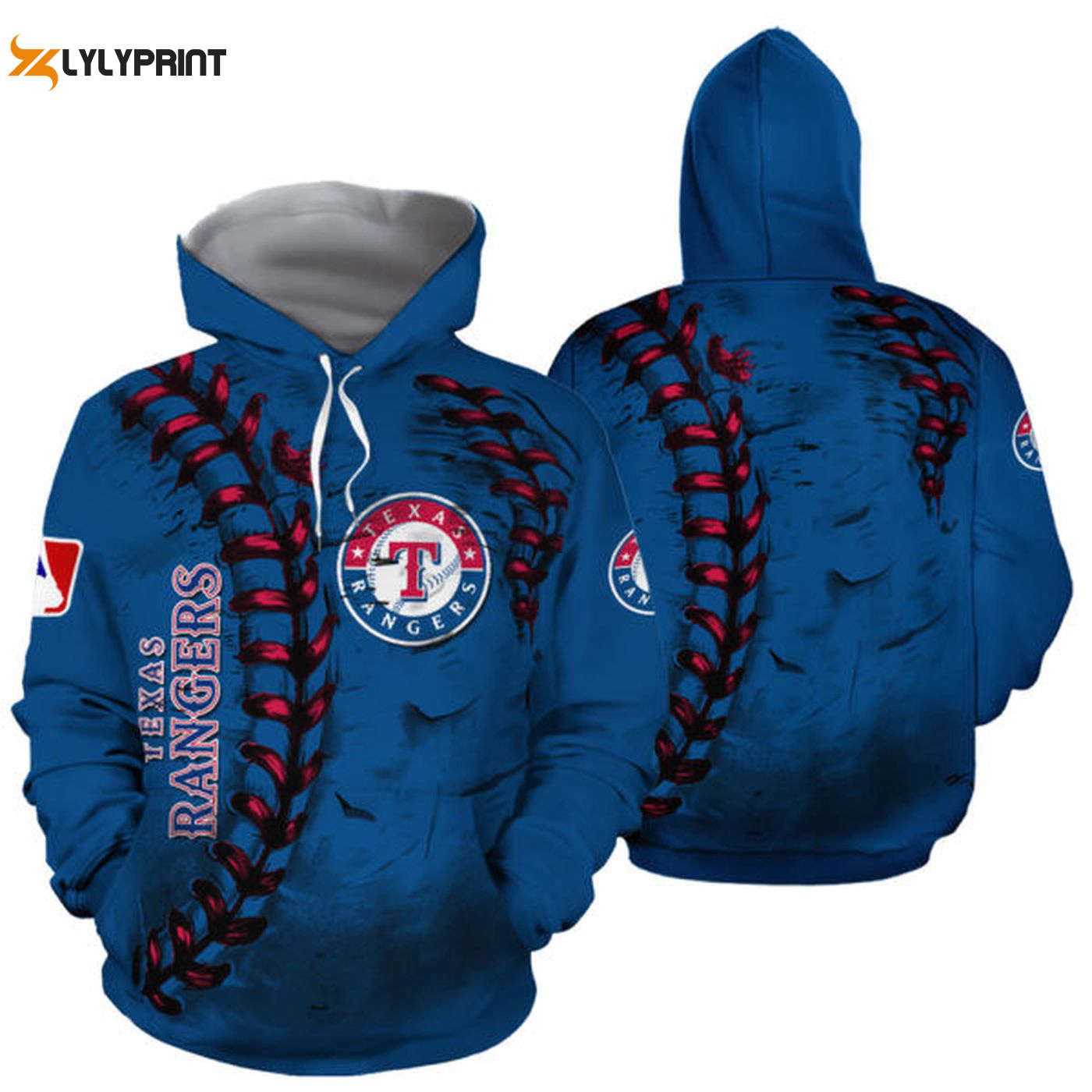 MLB Texas Rangers Navy Pullover Hoodie AOP Shirt: Stay Warm and Show Your Team Pride! MLB Texas Rangers Navy Pullover Hoodie AOP Shirt: Stay Warm and Show Your Team Pride!