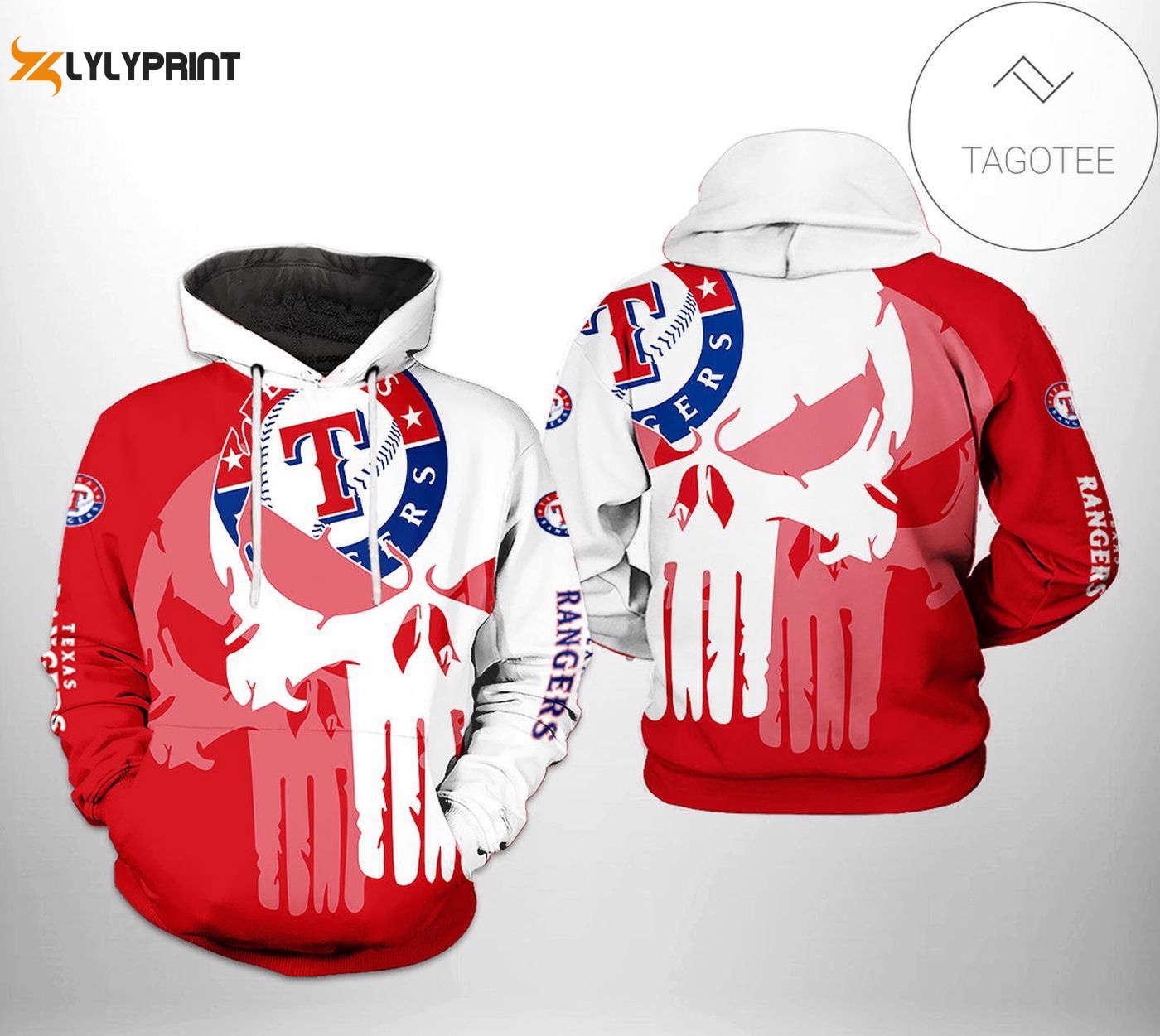 Texas Rangers Skull Red Pullover Hoodie AOP Shirt – MLB Fan Gear Texas Rangers Skull Red Pullover Hoodie AOP Shirt – MLB Fan Gear