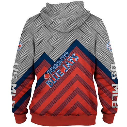 Toronto Blue Jays O Neck Pullover Hoodie: Stylish AOP Shirt for MLB Fans