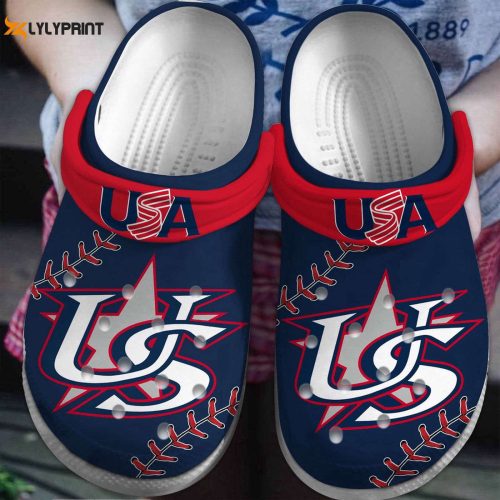 MLB NationalCrocs: Comfortable Crocband Clogs for Men Women & Kids – Perfect for MLB Fans!