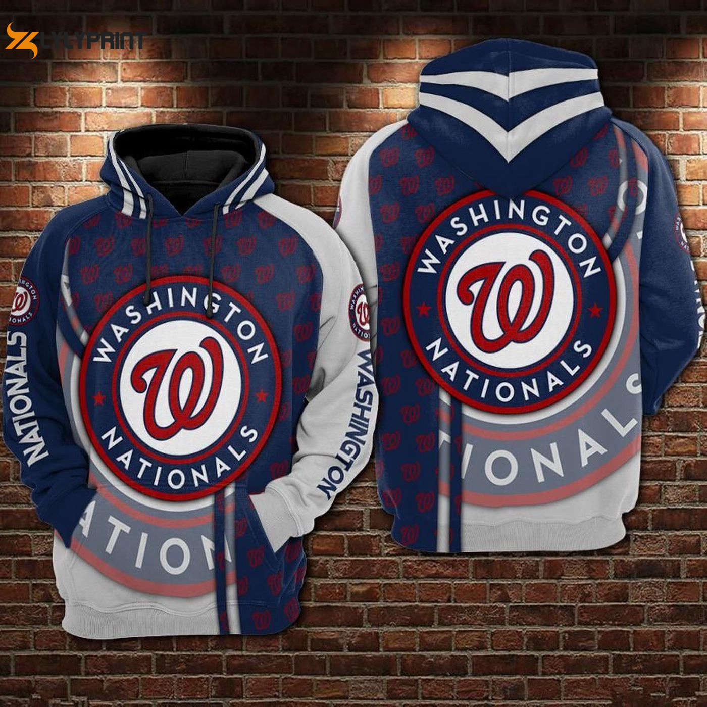 MLB Washington Nationals Navy Split Pullover Hoodie AOP Shirt – Stylish & Cozy Fan Gear MLB Washington Nationals Navy Split Pullover Hoodie AOP Shirt – Stylish & Cozy Fan Gear