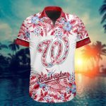 MLB Washington Nationals Hawaiian Button Shirt – Special Design ST2401