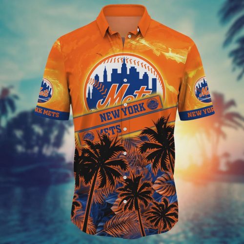 Show Your Support with the New York Mets MLB Flower Hawaii Shirt – Perfect for Baseball Fans!