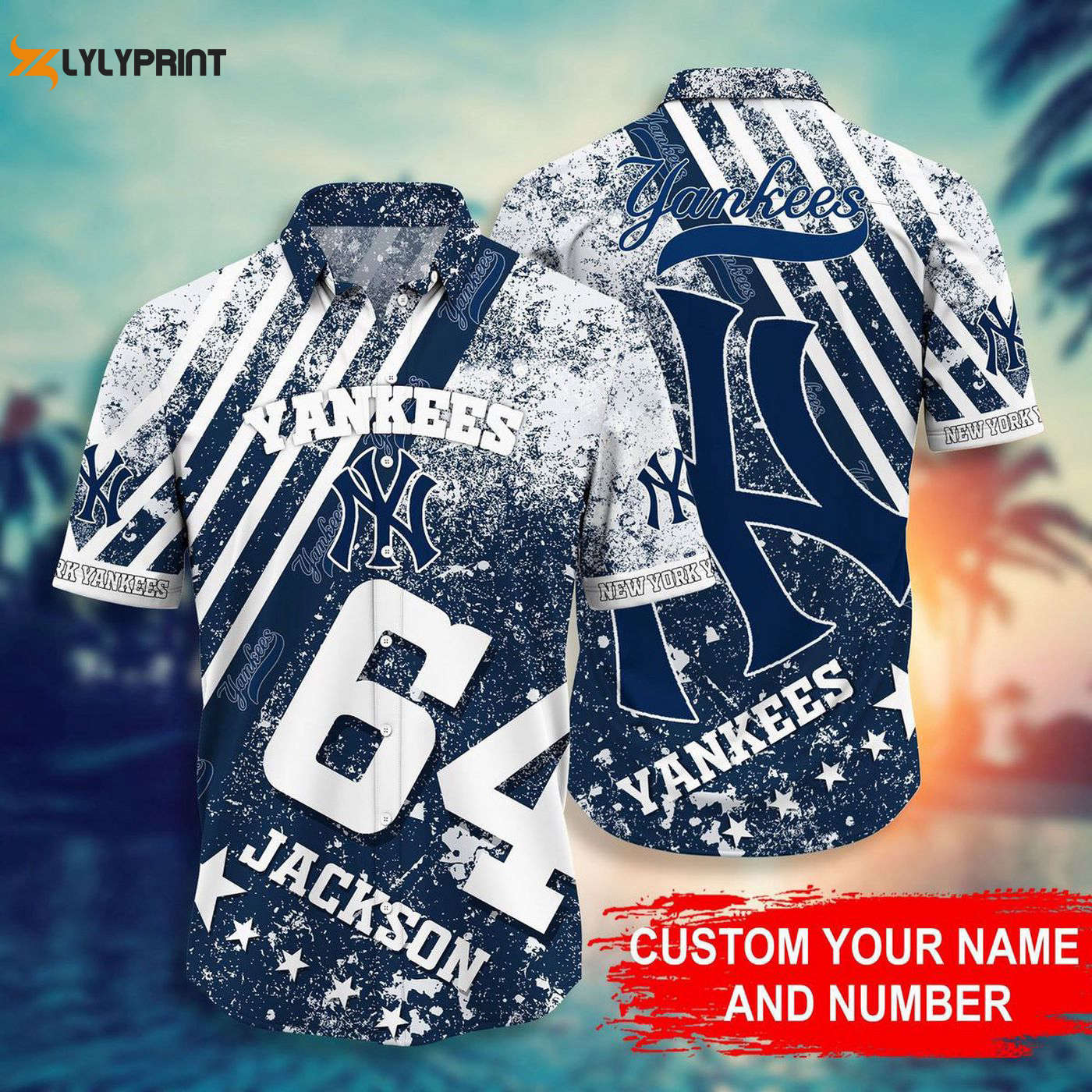Personalized New York Yankees MLB Hawaiian Shirt: Perfect Gift for Men & Women Personalized New York Yankees MLB Hawaiian Shirt: Perfect Gift for Men & Women